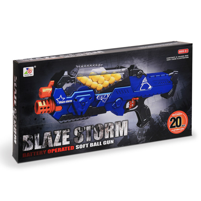 Автомат с мягкими пулями на батарейках &amp;quot;BlazeStorm&amp;quot; - ZC7109