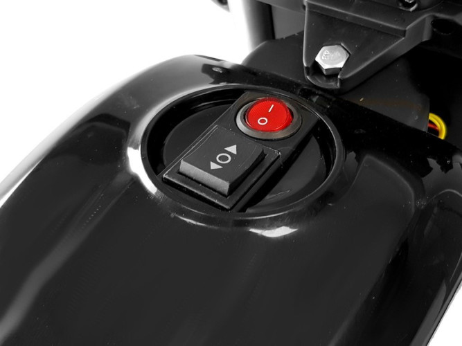 Детский мотоцикл Qike Чоппер белый - QK-307-BLACK