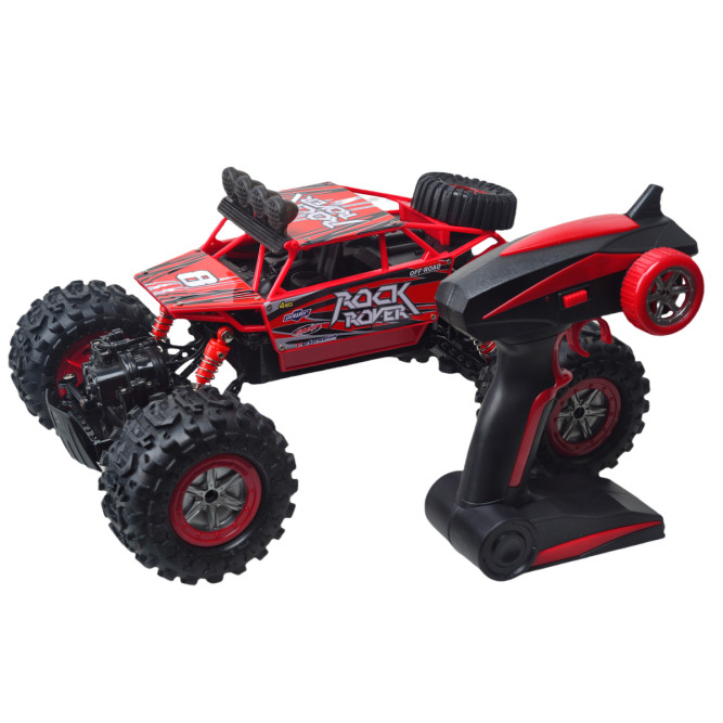 Радиоуправляемый красный краулер амфибия (2 АКБ 7.4В, свет, 1:10) - C1201W-RED-V2