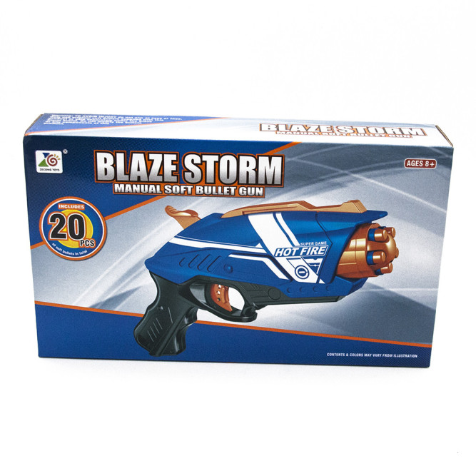 Пистолет &amp;quot;BlazeStorm&amp;quot; с мягкими пулями - 7063