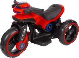 Детский мотоцикл на аккумуляторе Y-MAXI Police Red - SW198B-RED