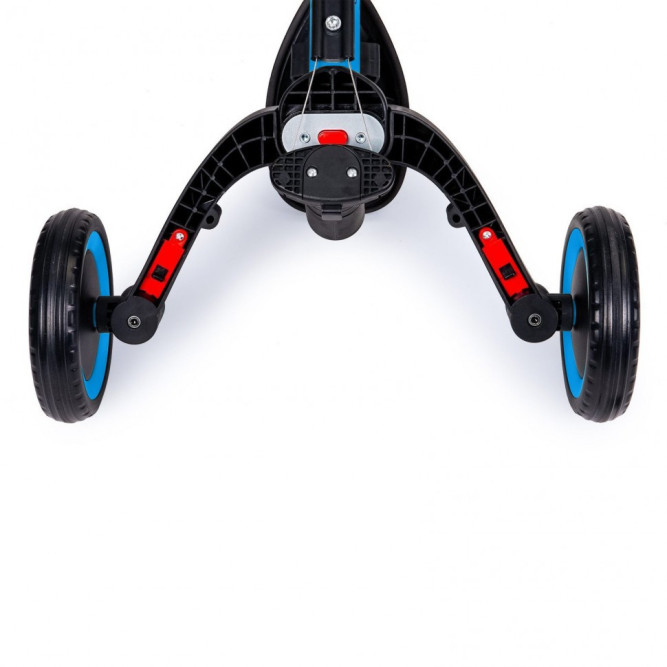 Детский беговел-велосипед 6в1 с родительской ручкой, синий - TR008-BLUE