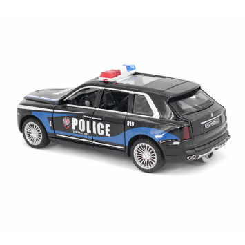 Радиоуправляемая металлическая полицейская машина Rolls-Royce Cullinan 1:22 - HCL-3606-BLACK