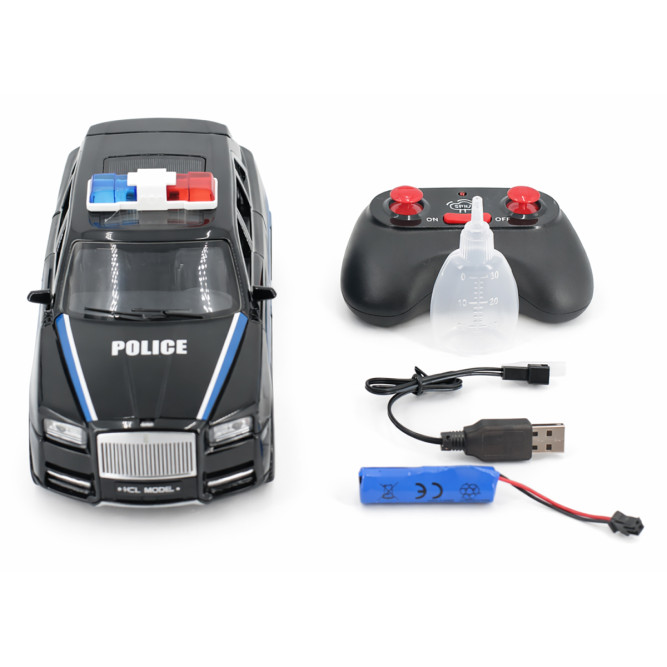 Радиоуправляемая металлическая полицейская машина Rolls-Royce Cullinan 1:22 - HCL-3606-BLACK