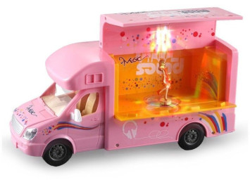 Радиоуправляемая машина Double E розовая сцена на колесах 1:18 2.4G - E669-003-PINK