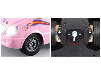 Радиоуправляемая машина Double E розовая сцена на колесах 1:18 2.4G - E669-003-PINK