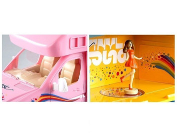 Радиоуправляемая машина Double E розовая сцена на колесах 1:18 2.4G - E669-003-PINK