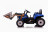 Детский электромобиль XMX трактор с ковшом (синий, EVA, пульт, 12V) - XMX611U-BLUE