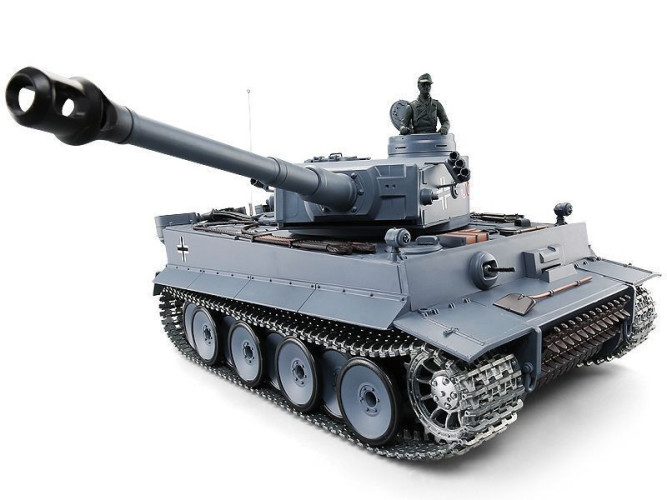 Радиоуправляемый танк Heng Long German Tiger Pro V7.0 масштаб 1:16 2.4G - 3818-1PRO-V7