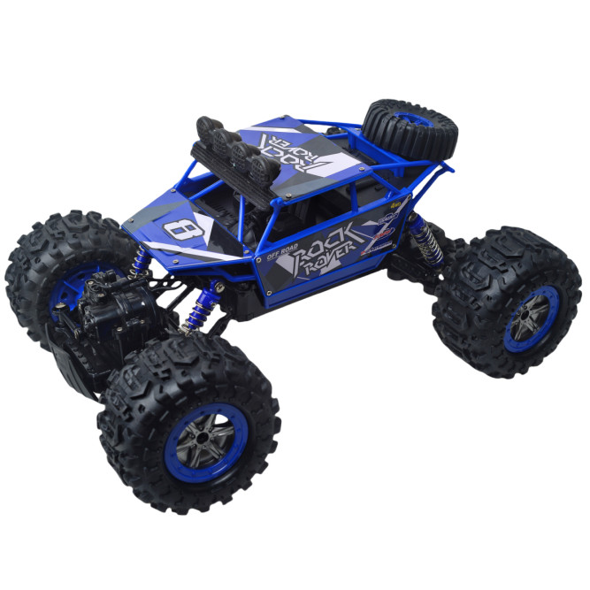 Радиоуправляемый синий краулер амфибия (2 АКБ 7.4В, свет, 1:10) - C1201W-BLUE-V2