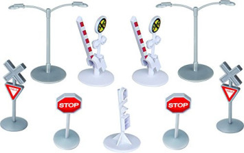 Железная дорога, скоростной поезд, дорожные знаки, длина полотна 365 см - BSQ-2182