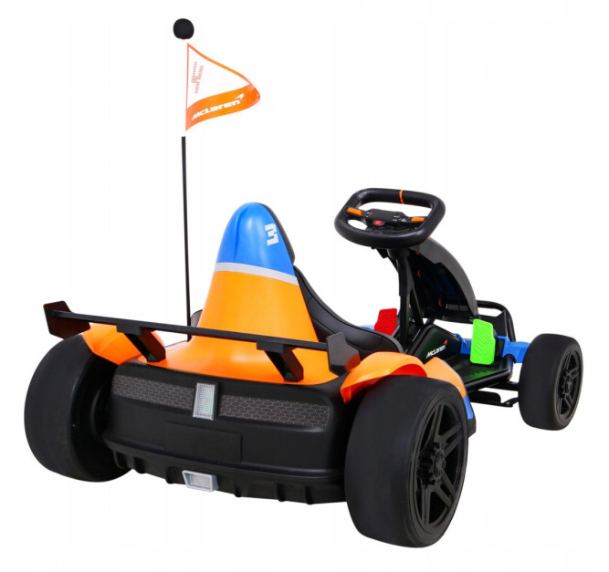 Детский электромобиль дрифт картинг Mclaren (лицензия, 12 км/ч, 24V) - BDM0930