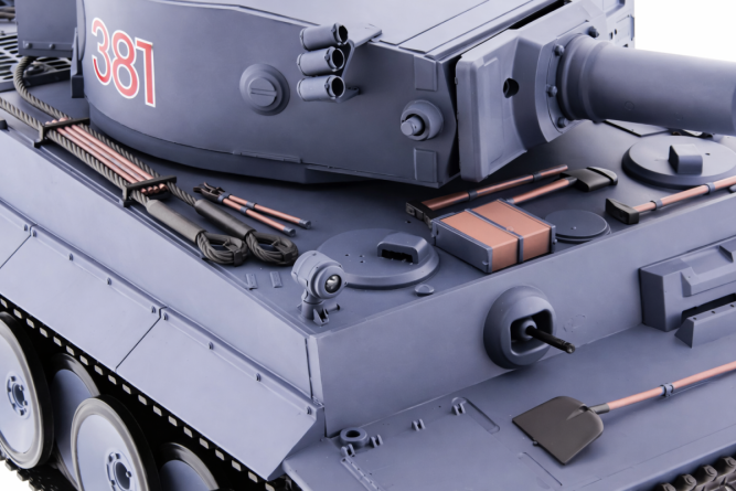 Радиоуправляемый танк Heng Long German Tiger MS version V7.0 масштаб 1:16 2.4G - 3818-1-UpgA-V7