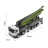 Металлический грузовик бетононасос HuiNa Toys 1:50 - HN1709-GREEN