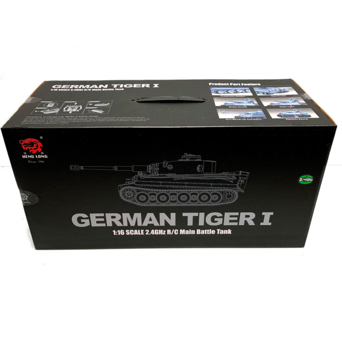Радиоуправляемый танк Heng Long German Tiger V7.0 масштаб 1:16 2.4G - 3818-1-V7