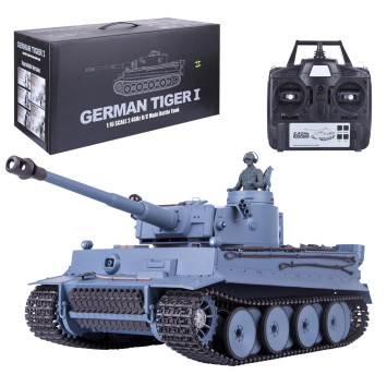 Радиоуправляемый танк Heng Long German Tiger V7.0 масштаб 1:16 2.4G - 3818-1-V7