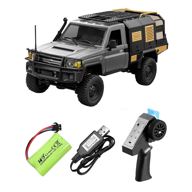 Радиоуправляемый внедорожник Toyota Land Cruiser LC79 4WD 1:12 - MN-82S-SILVER