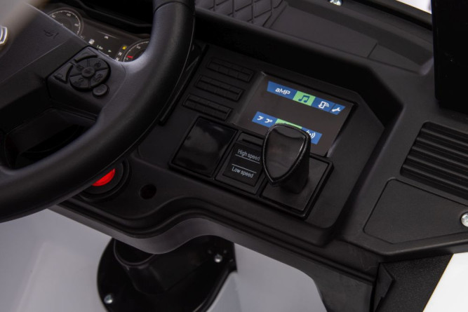 Детский электромобиль фура Scania 500R 4WD 12V - HL698-LUX-WHITE