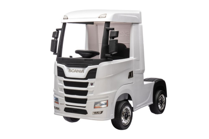 Детский электромобиль фура Scania 500R 4WD 12V - HL698-LUX-WHITE