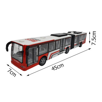 Радиоуправляемый автобус с гармошкой (красный) - 666-676NA-RED