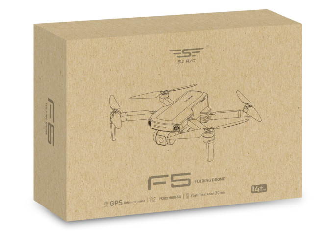 Квадрокоптер SJRC F5 с подвесом и камерой 2K 5G GPS RTF - F5 2K