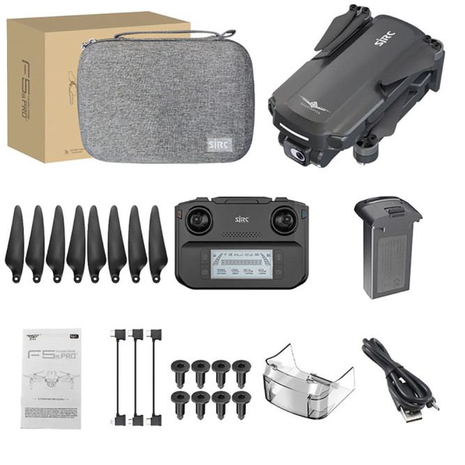 Квадрокоптер SJRC F5S Plus с подвесом и камерой 4K 5G GPS RTF - F5S 4K PRO+