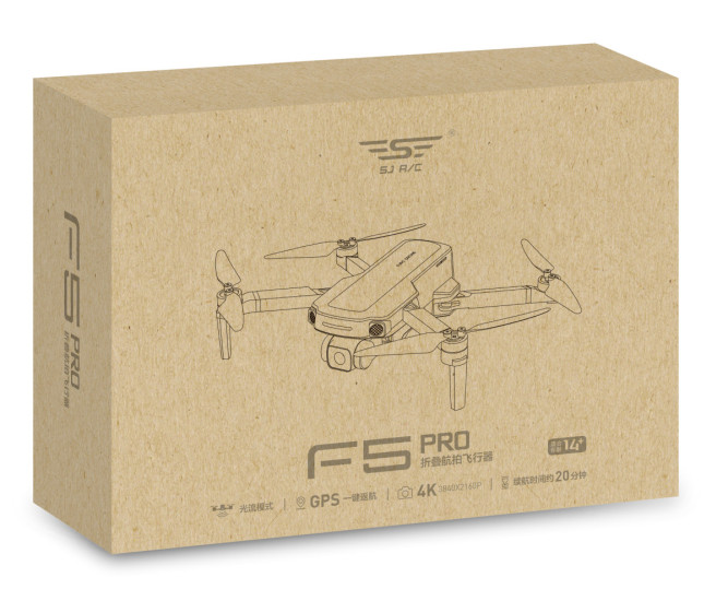 Квадрокоптер SJRC F5S с подвесом и камерой 4K 5G GPS RTF - F5S 4K PRO