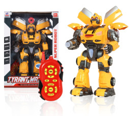 Радиоуправляемый робот трансформер, стреляет дисками - 6021 / ZYB-B2739