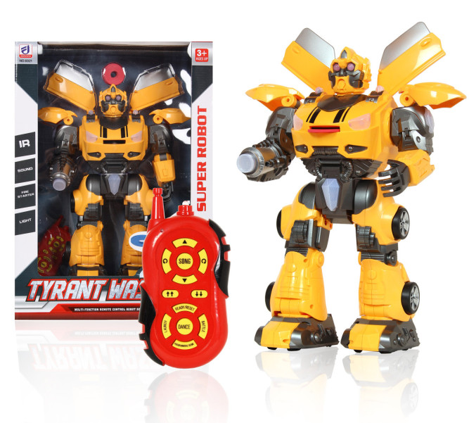 Радиоуправляемый робот трансформер, стреляет дисками - 6021 / ZYB-B2739