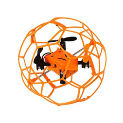 Радиоуправляемый квадрокоптер Helimax Orange SkyWalker в сетке - HM1340