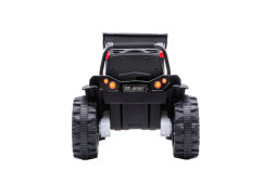 Детский электромобиль трактор с ковшом и пультом управления (желтый, 2WD, EVA) - HL389-LUX-YELLOW