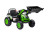 Детский электромобиль трактор с ковшом и пультом управления (зеленый, 2WD, EVA) - HL389-LUX-GREEN