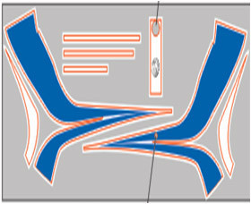 Набор наклеек MD500 Art-tech 45031