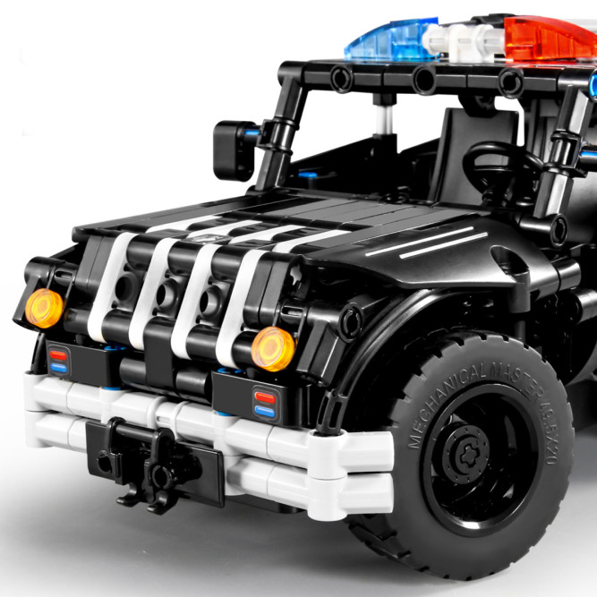 Конструктор джип полиция QiHui 355 деталей (2в1 два вида джипа, пульт) - QH8026