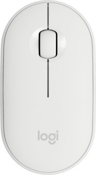 Беспроводная компактная мышь Logitech Pebble M350 White - 910-005541