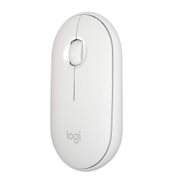 Беспроводная компактная мышь Logitech Pebble M350 White - 910-005541
