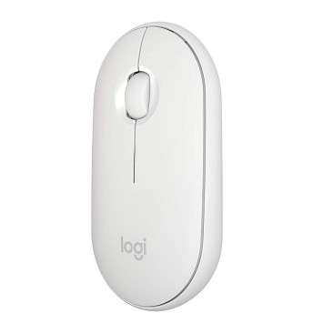 Беспроводная компактная мышь Logitech Pebble M350 White - 910-005541