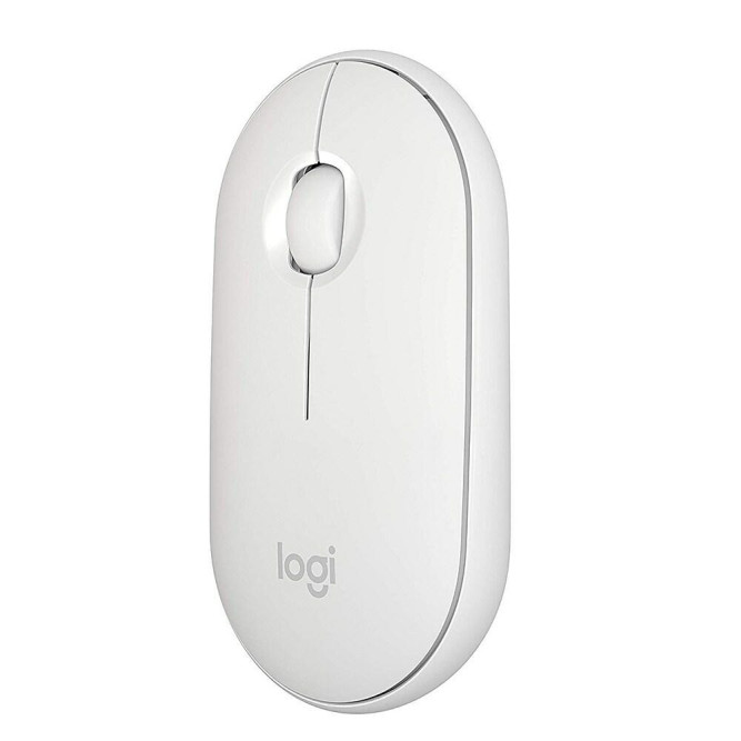 Беспроводная компактная мышь Logitech Pebble M350 White - 910-005541