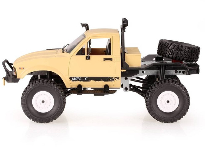 Радиоуправляемая машина WPL пикап Hilux (желтый) 4WD 2.4G 1:16 RTR - WPLC-14-YELLOW