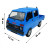 Радиоуправляемый грузовичок WPL D-32 (синий, 2WD, 1:10) - WPLD-32-BLUE