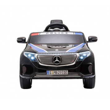 Детский электромобиль Mercedes Police EQC 400 12V 2WD - HL378-BLACK
