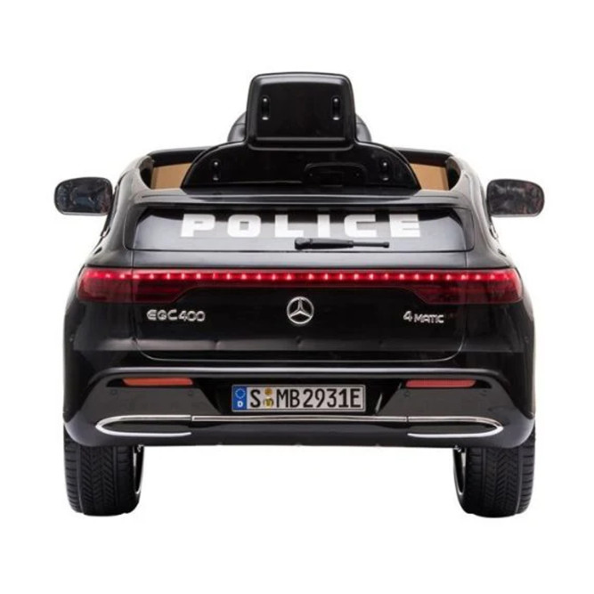 Детский электромобиль Mercedes Police EQC 400 12V 2WD - HL378-BLACK