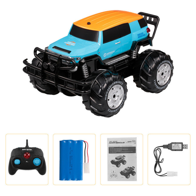 Радиоуправляемая машина амфибия YED Jeep Toyota - YED1601