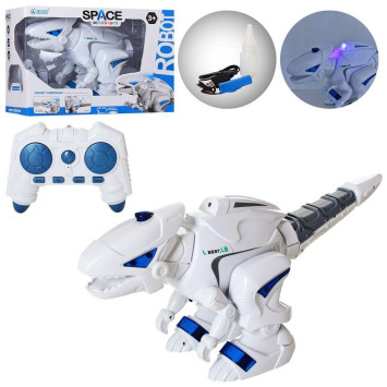 Радиоуправляемый интерактивный динозавр SPACE с паром (свет, звук, рычание) - 1042А