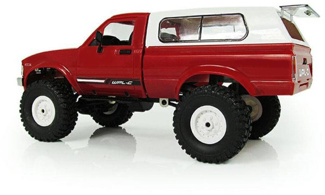 Радиоуправляемая машина WPL пикап Hilux (красная) 4WD 2.4G 1:16 RTR - WPLC-24-RED