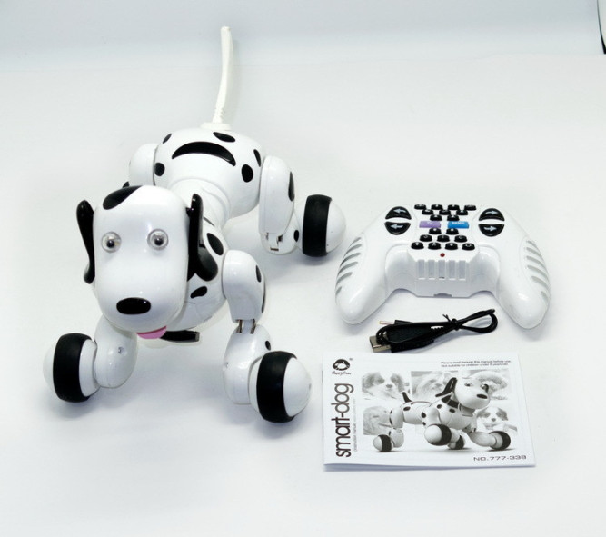 Радиоуправляемая робот-собака HappyCow Smart Dog Black - 777-338
