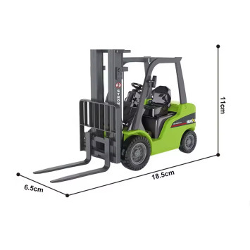 Металлический вилочный погрузчик HuiNa 1:50 - HN1738-GREEN