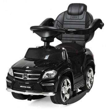 Детский электромобиль - каталка Mercedes GL63 AMG Black LUXURY - SX1578H
