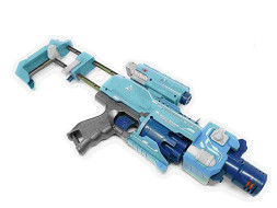 Пистолет с мягкими пулями и фонариком на батарейках "BlazeStorm" - ZC7083