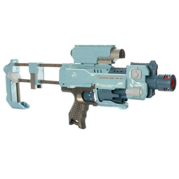 Пистолет с мягкими пулями и фонариком на батарейках "BlazeStorm" - ZC7083